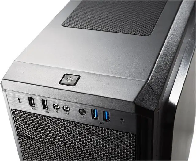 Alt view image 11 of 14 - COUGAR MX330-G Air Black Steel / Tempered Glass ATX Mid Tower Computer Case