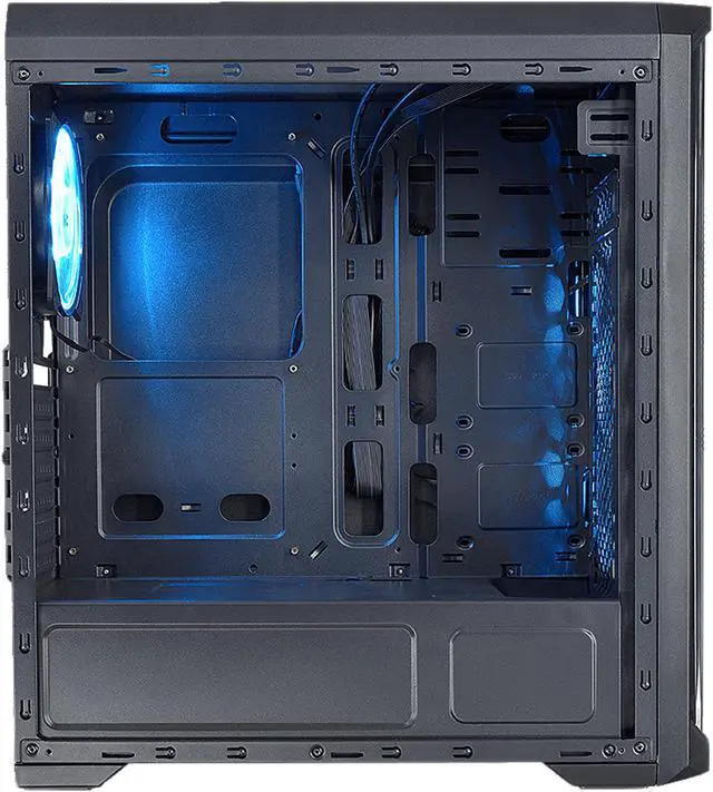 Alt view image 8 of 14 - COUGAR MX330-G Air Black Steel / Tempered Glass ATX Mid Tower Computer Case