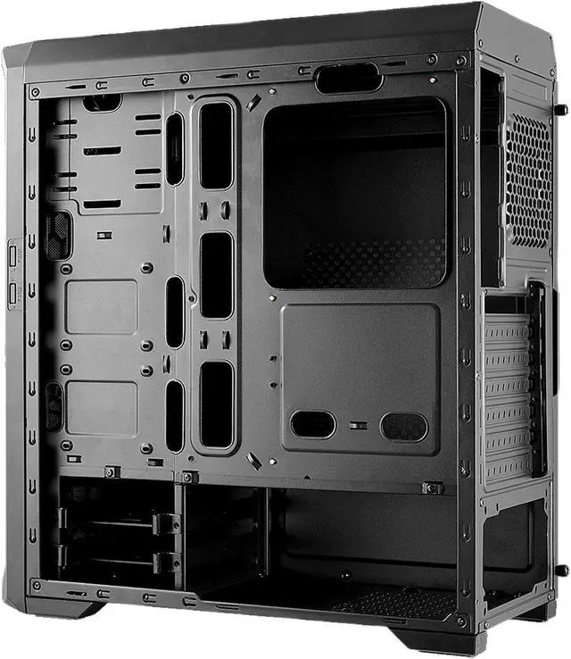 Alt view image 13 of 14 - COUGAR MX330-G Air Black Steel / Tempered Glass ATX Mid Tower Computer Case