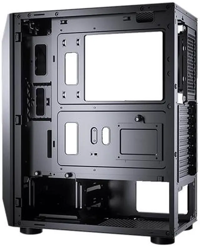 Alt view image 12 of 13 - COUGAR MX410 Black Powerful and Compact Mid-Tower Case with Dual RGB Strips