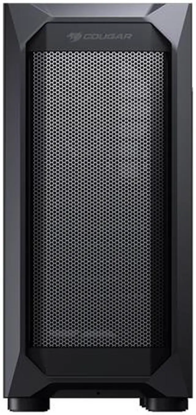 Alt view image 2 of 10 - COUGAR MX410 Mesh Black Powerful and Compact Mid-Tower Case with Mesh Front Panel