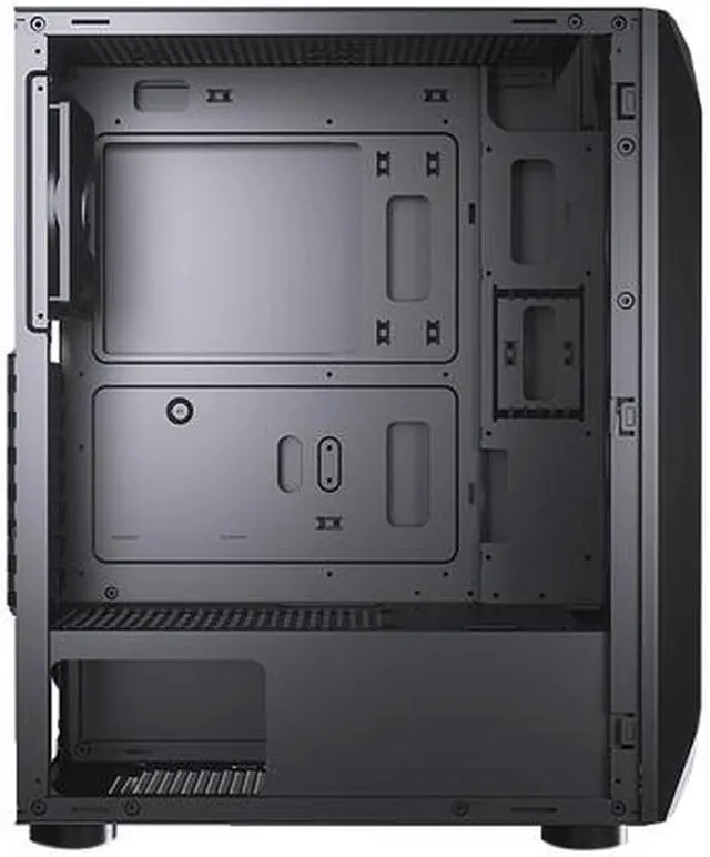 Alt view image 8 of 10 - COUGAR MX410 Mesh Black Powerful and Compact Mid-Tower Case with Mesh Front Panel