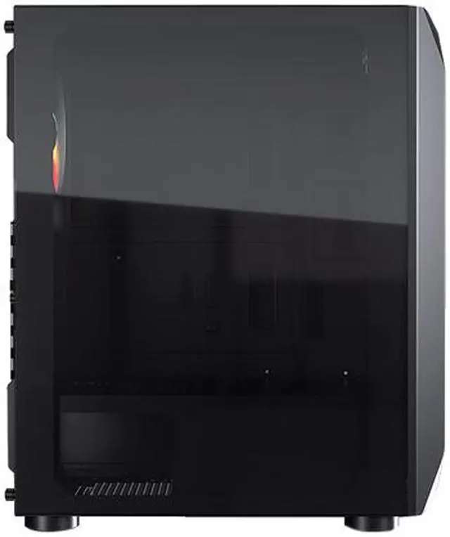 Alt view image 7 of 10 - COUGAR MX410 Mesh-G RGB Black ATX Mid Tower Powerful and Compact Mid-Tower Case with Mesh Front Panel and Tempered Glass Built-in 4 RGB Fan