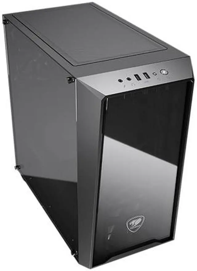 Alt view image 4 of 10 - COUGAR MG120-G Black Elegant and Compact Mini Tower Case with Tempered Glass Side Window