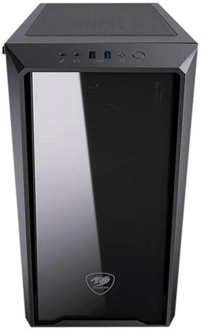 Alt view image 6 of 10 - COUGAR MG120-G Black Elegant and Compact Mini Tower Case with Tempered Glass Side Window