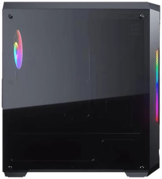 Alt view image 4 of 10 - COUGAR MX331 Mesh-G Black Powerful Airflow Mid-Tower Computer Case with Stunning RGB and Tempered Glass
