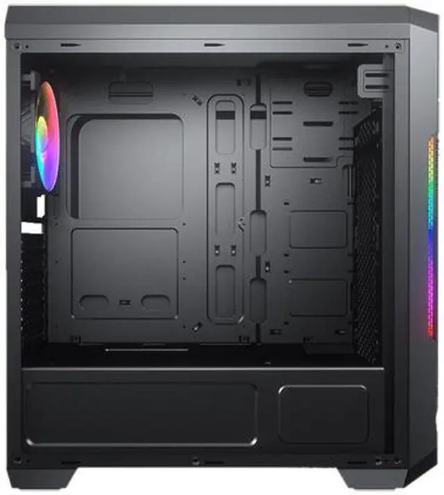 Alt view image 5 of 10 - COUGAR MX331 Mesh-G Black Powerful Airflow Mid-Tower Computer Case with Stunning RGB and Tempered Glass
