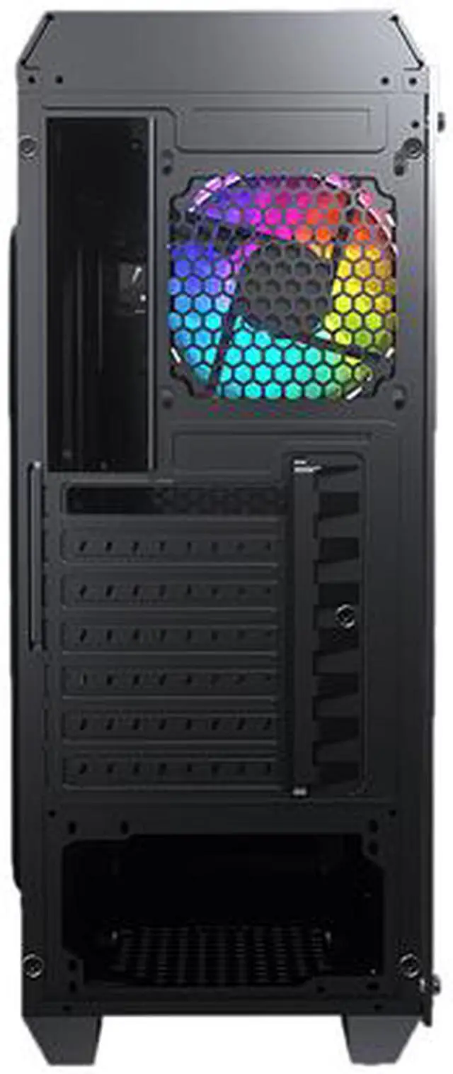 Alt view image 9 of 10 - COUGAR MX331 Mesh-G Black Powerful Airflow Mid-Tower Computer Case with Stunning RGB and Tempered Glass