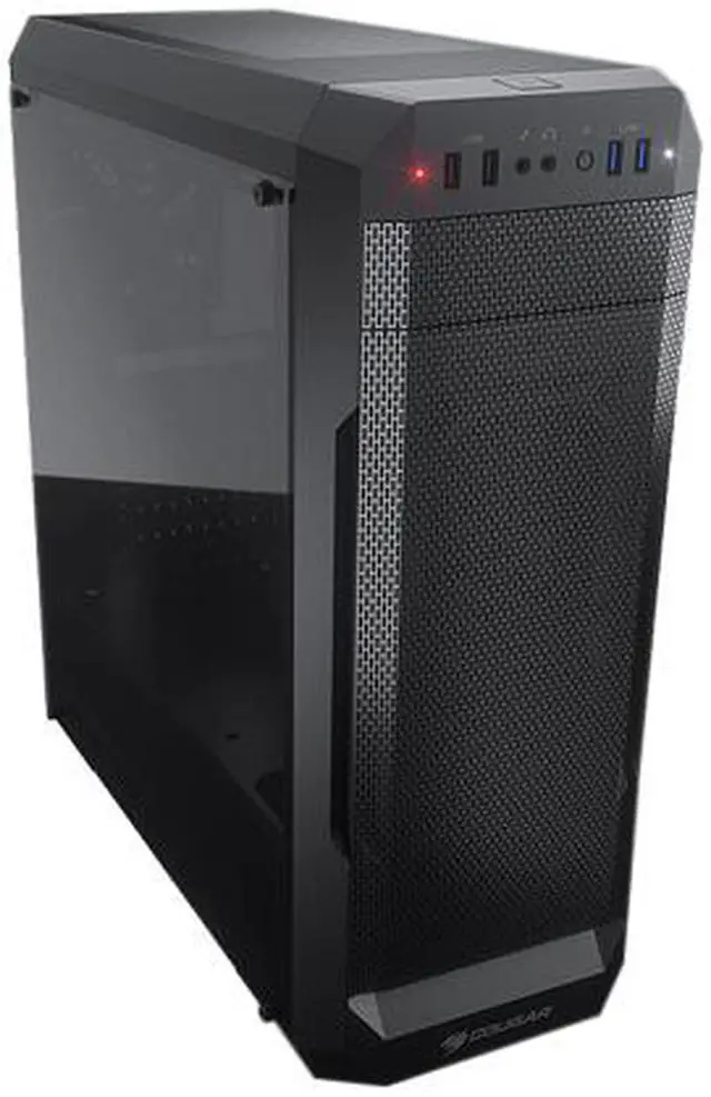 Alt view image 5 of 6 - COUGAR MX331 Mesh Black Elegant Mid-Tower Computer Case with Powerful Airflow and Transparent Left Panel