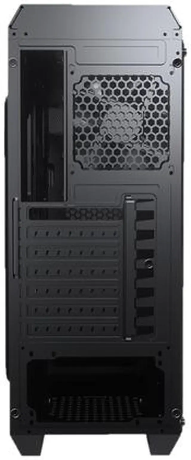 Alt view image 6 of 6 - COUGAR MX331 Mesh Black Elegant Mid-Tower Computer Case with Powerful Airflow and Transparent Left Panel