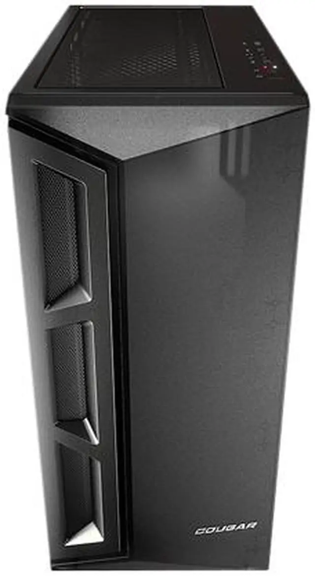 Alt view image 3 of 10 - COUGAR Dark Blader X5 Black Mid-Tower Case with Superior Airflow