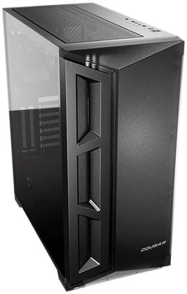 Alt view image 7 of 10 - COUGAR Dark Blader X5 Black Mid-Tower Case with Superior Airflow