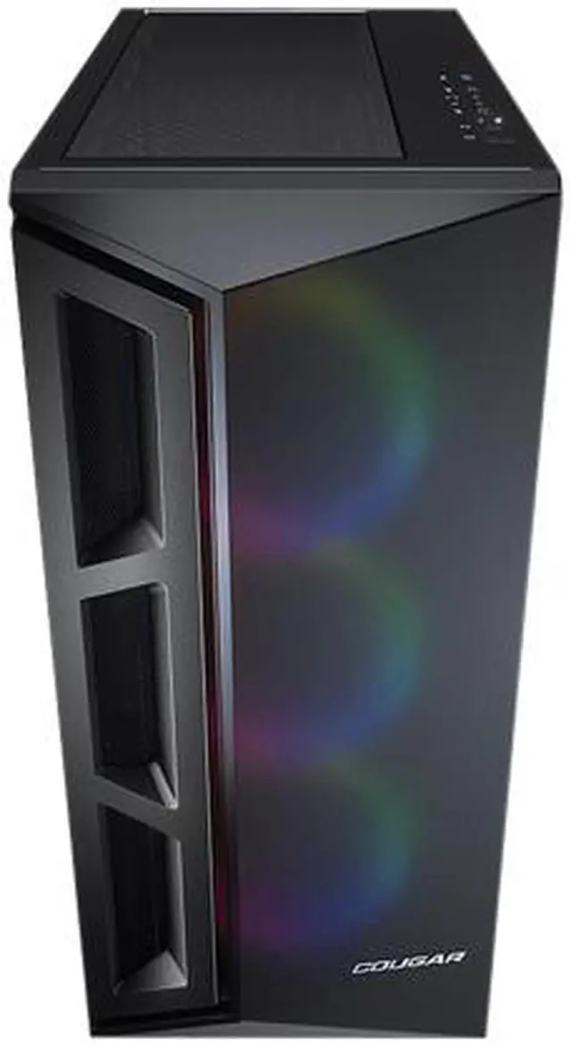 Alt view image 3 of 10 - COUGAR Dark Blader X5 RGB Black Distinctive RGB Mid-Tower Case with Superior Airflow