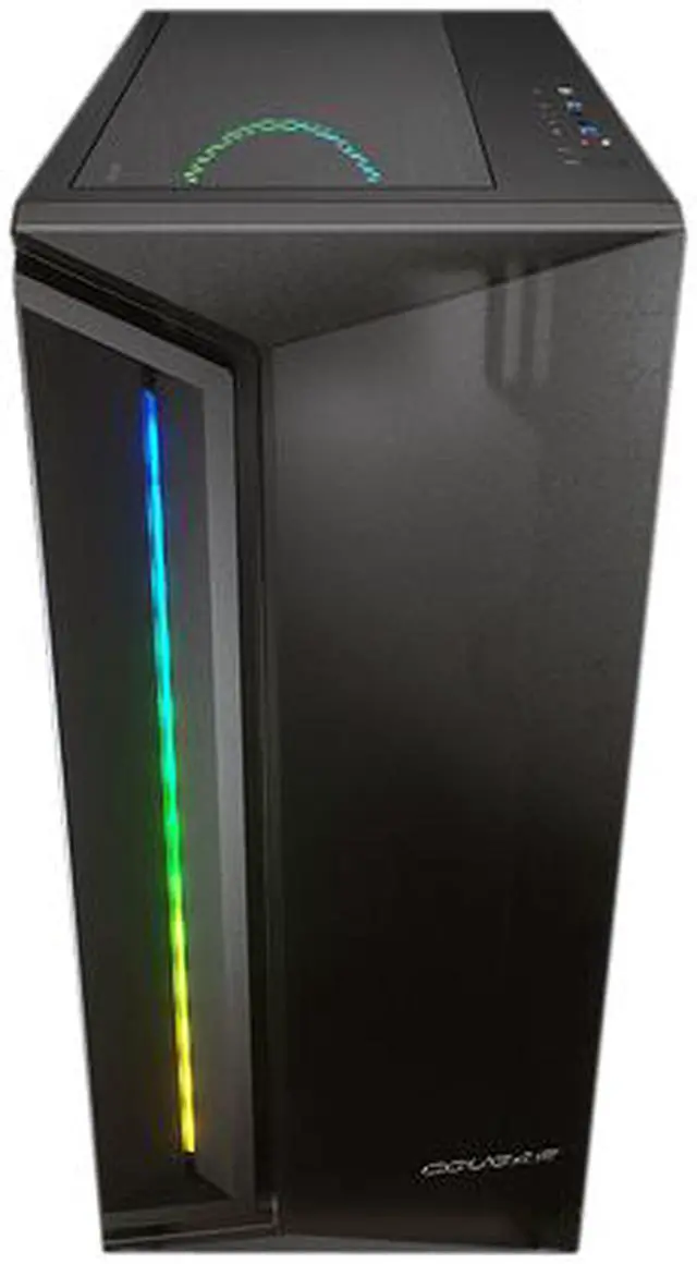 Alt view image 3 of 10 - COUGAR Dark Blader X7 Black Distinctive RGB Mid-Tower Case with Superior Airflow