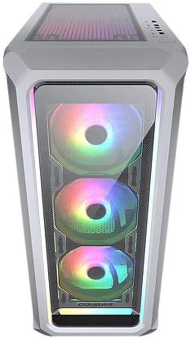 Alt view image 4 of 10 - COUGAR Archon 2 RGB White ATX Mid Tower Computer Case