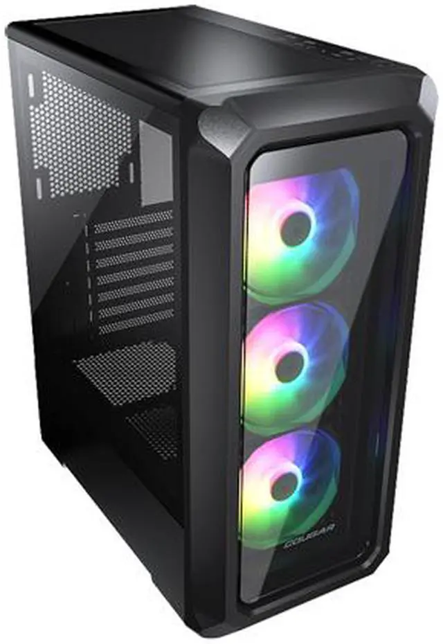 Alt view image 6 of 10 - COUGAR Archon 2 RGB Black ATX Mid Tower Computer Case