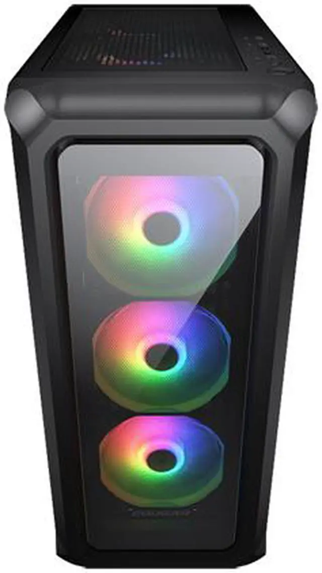 Alt view image 4 of 10 - COUGAR Archon 2 RGB Black ATX Mid Tower Computer Case