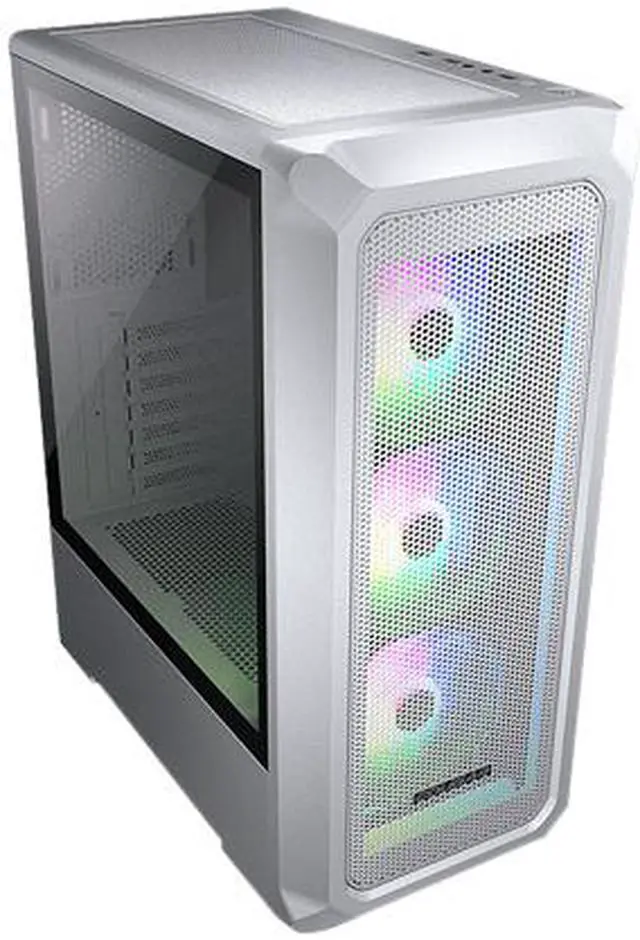 Alt view image 5 of 10 - COUGAR Archon 2 Mesh RGB White ATX Mid Tower Computer Case