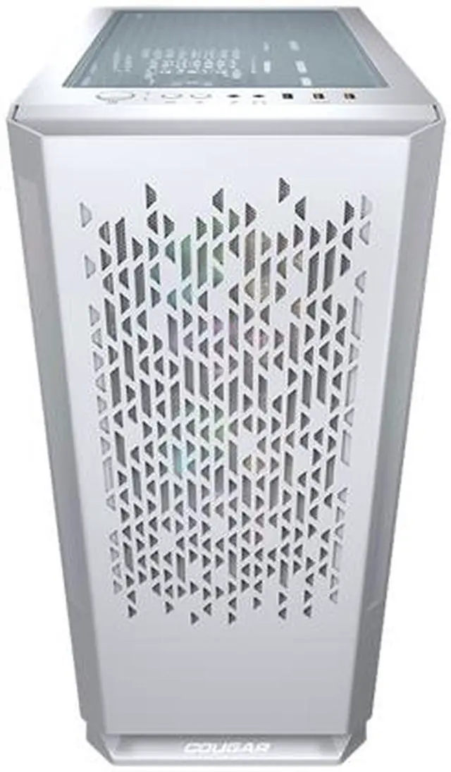 Alt view image 3 of 10 - COUGAR MX430 Air RGB White ATX Mid Tower Computer Case
