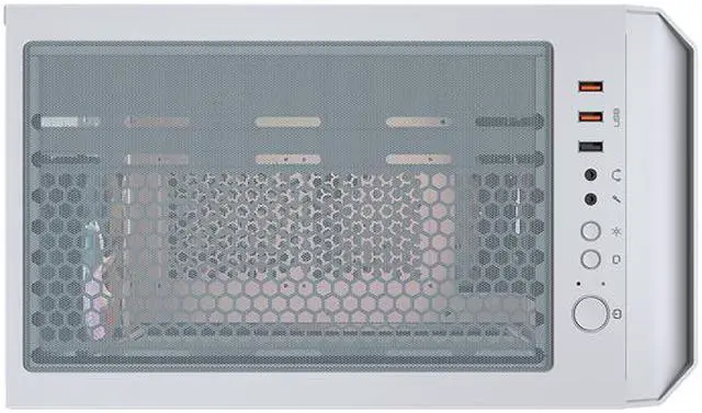 Alt view image 6 of 10 - COUGAR MX430 Air RGB White ATX Mid Tower Computer Case
