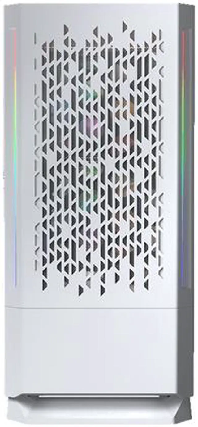 Alt view image 2 of 10 - COUGAR MX430 Air RGB White ATX Mid Tower Computer Case