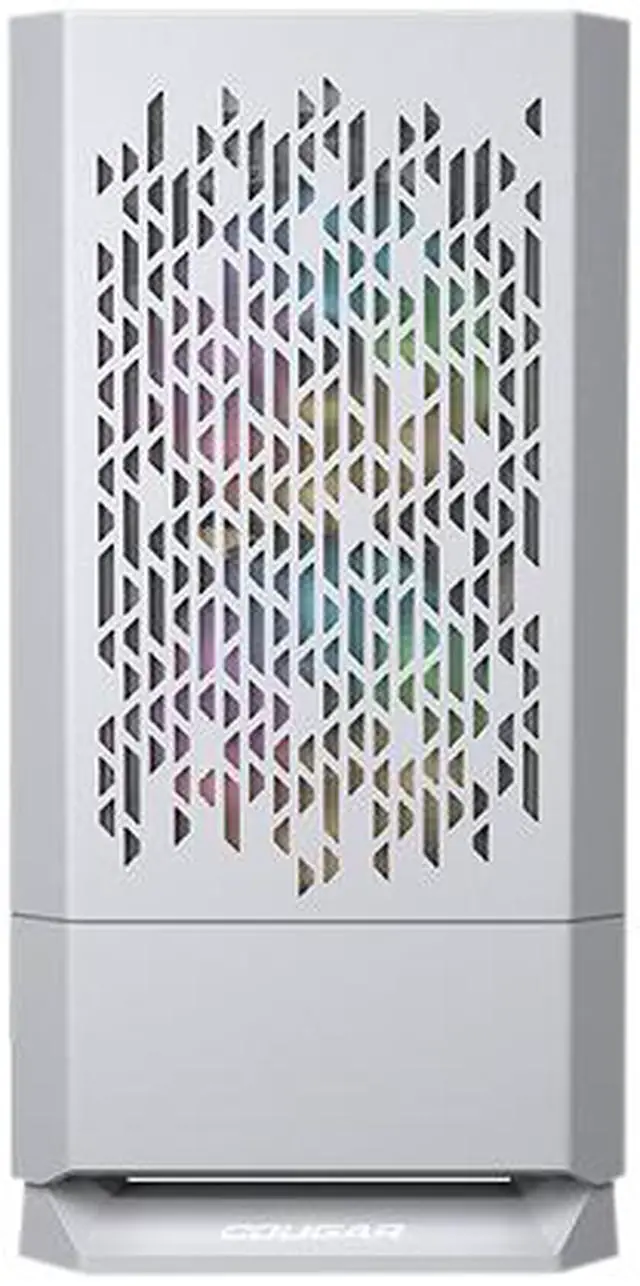 Alt view image 2 of 10 - COUGAR MG140 Air RGB White Micro ATX Tower Computer Case