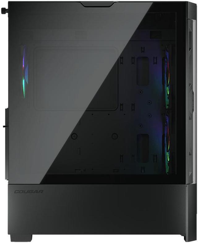 Alt view image 6 of 9 - Cougar Duoface RGB Black Mid Tower Computer Cases with Glass and Mesh Front Panels included