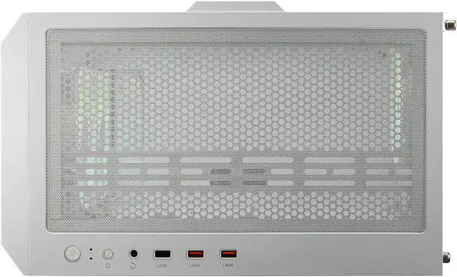 Alt view image 8 of 8 - Cougar Duoface RGB White Mid Tower Computer Cases with Glass and Mesh Front Panels included, CGR-5ZD1W-RGB
