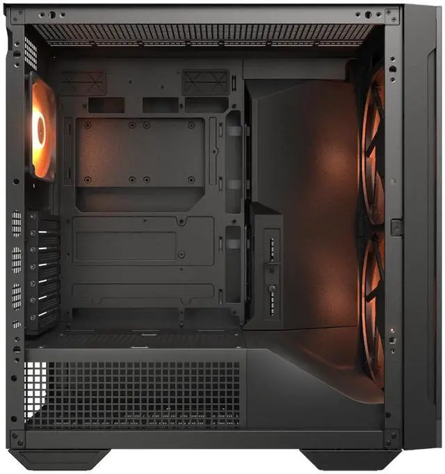 Alt view image 5 of 16 - COUGAR MX600 Max RGB Black Computer Case Mid Tower for ATX / Micro ATX / Mini ITX, Supports 400mm GPU, Back