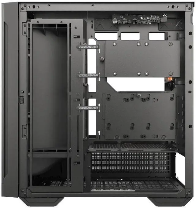 Alt view image 7 of 16 - COUGAR MX600 Max RGB Black Computer Case Mid Tower for ATX / Micro ATX / Mini ITX, Supports 400mm GPU, Back