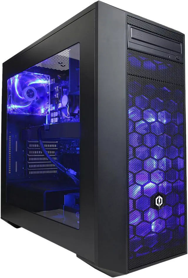 Main image of CyberPowerPC Black Masterbox 5 Gaming Case W/window
