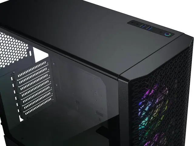 Alt view image 3 of 6 - Magniumgear Neo Air (MG-NE520A_DBK02) ATX Mid-tower, High Airflow Mesh front design, 2x 120 D-RGB fans, D-RGB Controller, Black