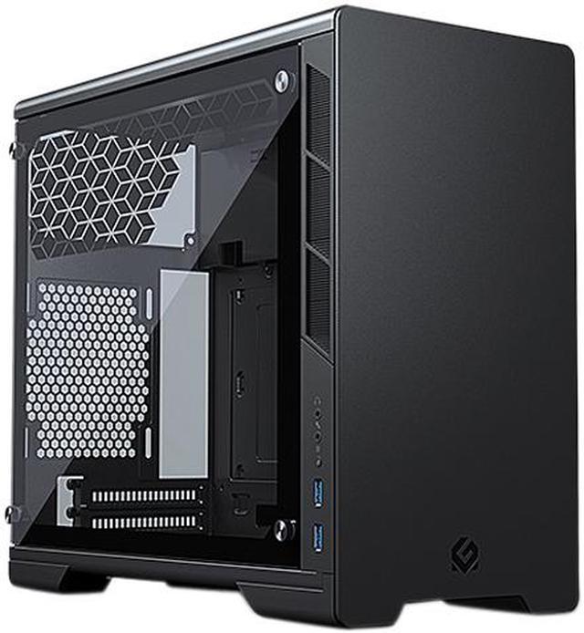MetallicGear Neo Mini V2 Series Mini-ITX Case, Compact Chassis, Compact  Chassis, Sand Blasted Aluminum, Tempered Glass Panel, Liquid Cooling Ready  - 