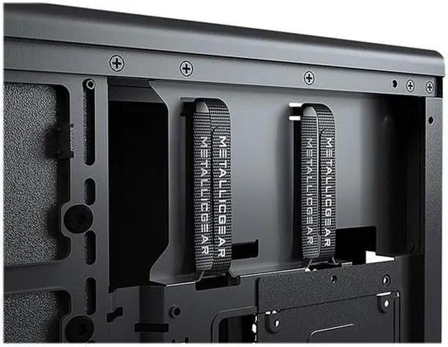 Alt view image 6 of 8 - MetallicGear Neo Mini V2 Series Mini-ITX Case, Compact Chassis, Compact Chassis, Sand Blasted Aluminum, Tempered Glass Panel, Liquid Cooling Ready - Black