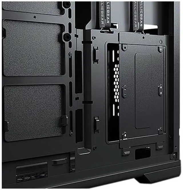 Alt view image 7 of 8 - MetallicGear Neo Mini V2 Series Mini-ITX Case, Compact Chassis, Compact Chassis, Sand Blasted Aluminum, Tempered Glass Panel, Liquid Cooling Ready - Black