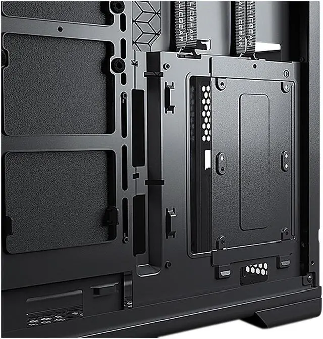 Alt view image 10 of 10 - MetallicGear Neo-G V2 Mini-ITX Case, Compact Chassis, Sand Blasted Aluminum, Tempered Glass Panels, Black