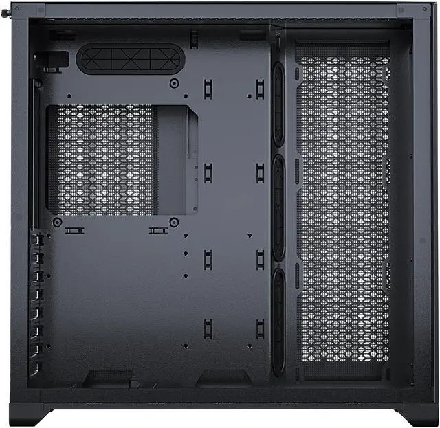 Alt view image 7 of 15 - MetallicGear NEO Qube, Dual Tempered Glass Design, Dual Chamber ATX Mid-Tower, Digital-RGB Lighting, Dual System Support, Black