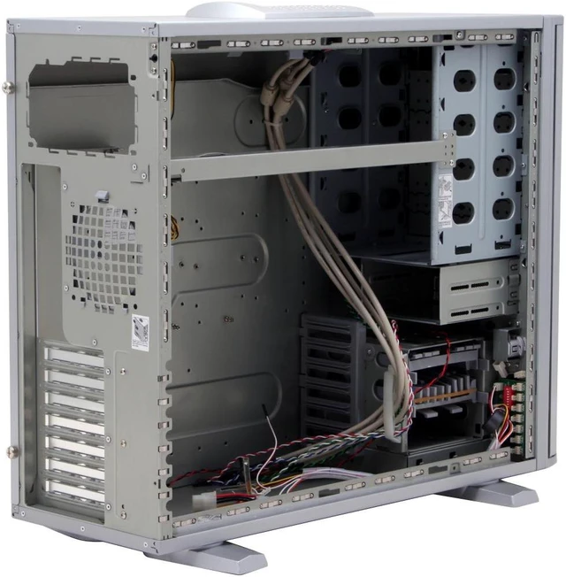 VIGOR CHM-P1A (w/ LCD) Silver Computer Case - Newegg.com