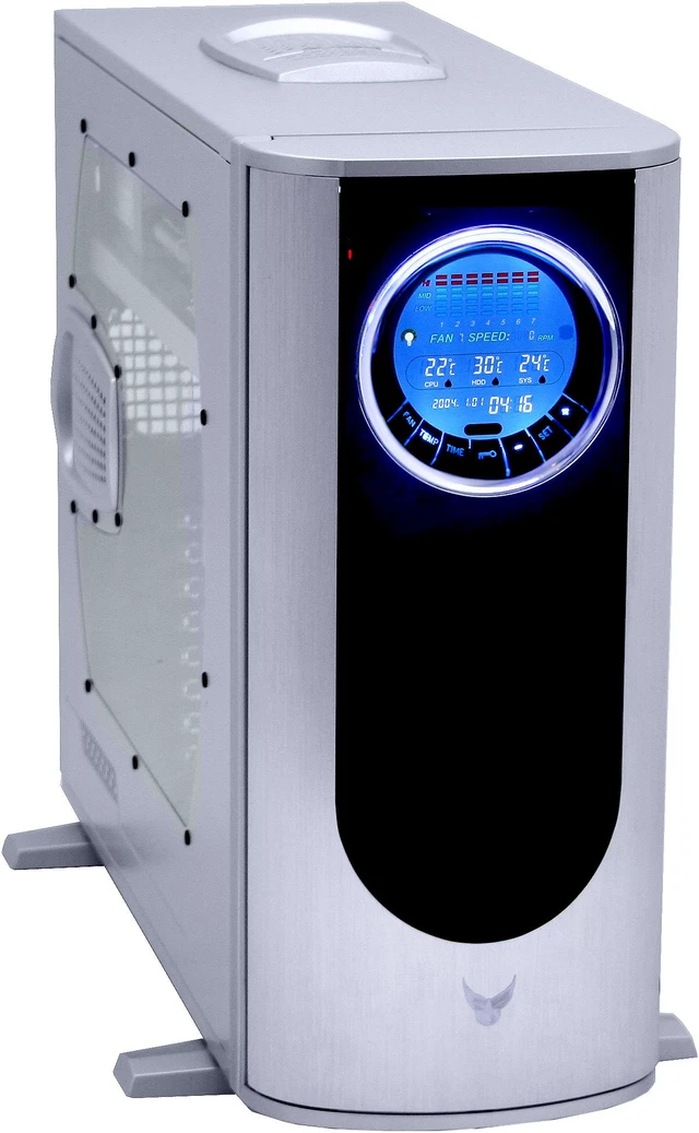 VIGOR CHM-P1A (w/ LCD) Silver Computer Case - Newegg.com