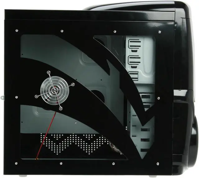 Alt view image 6 of 14 - Powertek PT-eviltek-case100 Black Computer Case W/Side Panel Window