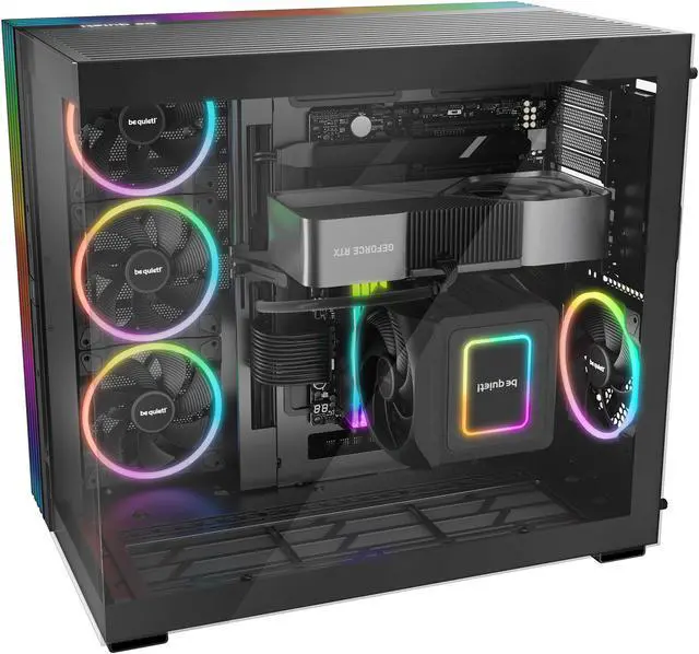 Alt view image 5 of 8 - be quiet! LIGHT BASE 900 DX Black ABS / Steel / Tempered Glass ATX Full Tower Case