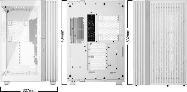 Alt view image 3 of 8 - be quiet! LIGHT BASE 900 DX White ABS / Steel / Tempered Glass ATX Full Tower Case