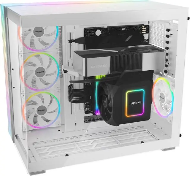Alt view image 5 of 8 - be quiet! LIGHT BASE 900 DX White ABS / Steel / Tempered Glass ATX Full Tower Case