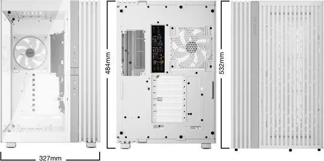 Alt view image 3 of 9 - be quiet! LIGHT BASE 900 FX White ABS / Steel / Tempered Glass ATX Full Tower Case