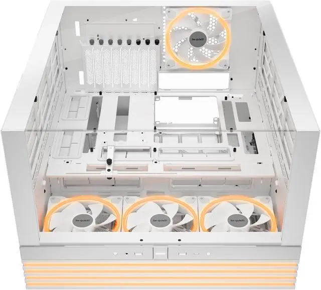 Alt view image 8 of 9 - be quiet! LIGHT BASE 900 FX White ABS / Steel / Tempered Glass ATX Full Tower Case