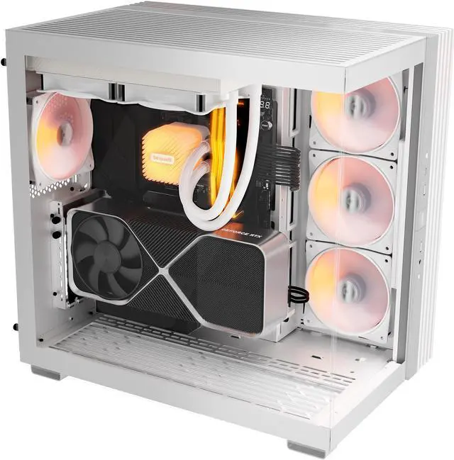Alt view image 3 of 9 - be quiet! LIGHT BASE 600 LX White ABS / Steel / Tempered Glass ATX Mid Tower Case