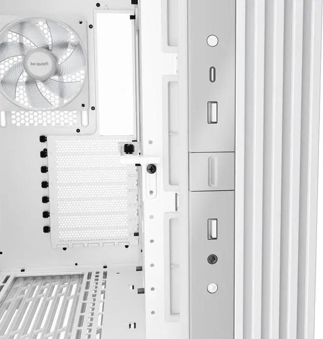 Alt view image 6 of 9 - be quiet! LIGHT BASE 600 LX White ABS / Steel / Tempered Glass ATX Mid Tower Case