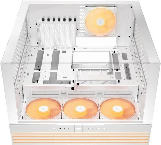 Alt view image 7 of 9 - be quiet! LIGHT BASE 600 LX White ABS / Steel / Tempered Glass ATX Mid Tower Case