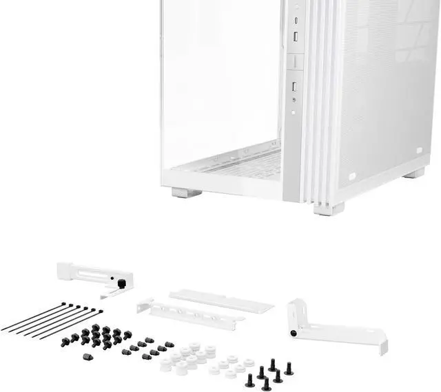 Alt view image 8 of 9 - be quiet! LIGHT BASE 600 LX White ABS / Steel / Tempered Glass ATX Mid Tower Case