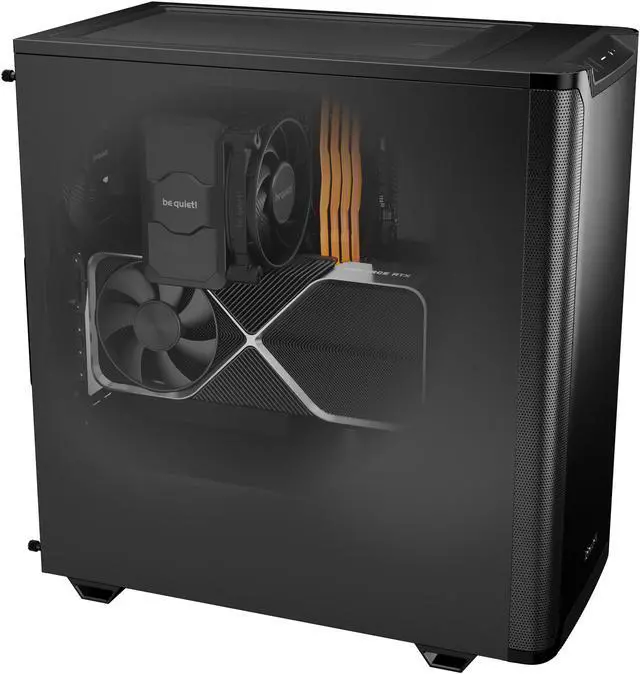 Alt view image 5 of 8 - be quiet! BG073 PURE BASE 501 Black ABS / Steel ATX Full Tower Computer Case